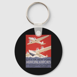 New York City airports Keychain