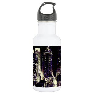 New York City at Night 532 Ml Water Bottle