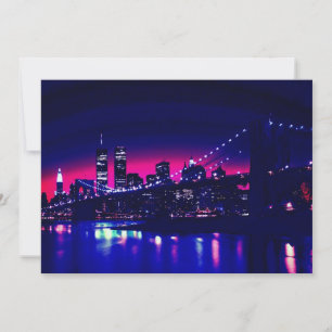 New York City at Night Invitation