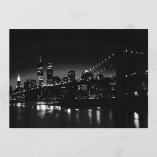New York City at Night Invitation