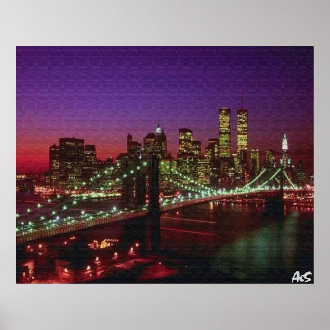 new york city at night poster (Front)