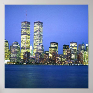 New York City at Night Poster