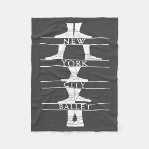 New York City Ballet Clic _2 Fleece Blanket