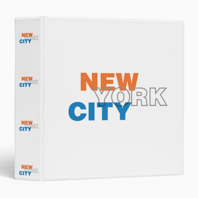 New York City Binder (Front/Spine)