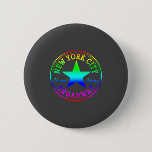 New York City Broadway Theater Nyc United States U 2 Inch Round Button