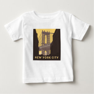 New York City Brooklyn Bridge Baby T-Shirt