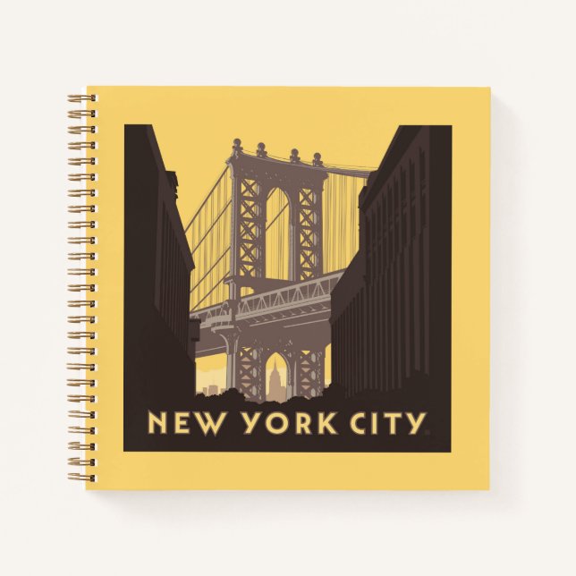 New York City | Brooklyn Bridge Notebook (Front)