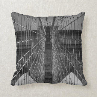 New York City Brooklyn Bridge & Skyline 2 Sided Throw Pillow