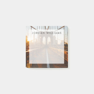 New York City Brooklyn Bridge Sunrise Post-it Notes