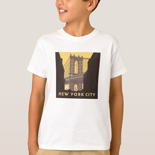 New York City | Brooklyn Bridge T-Shirt (Front)