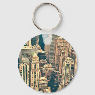 New York City Buildings Keychain