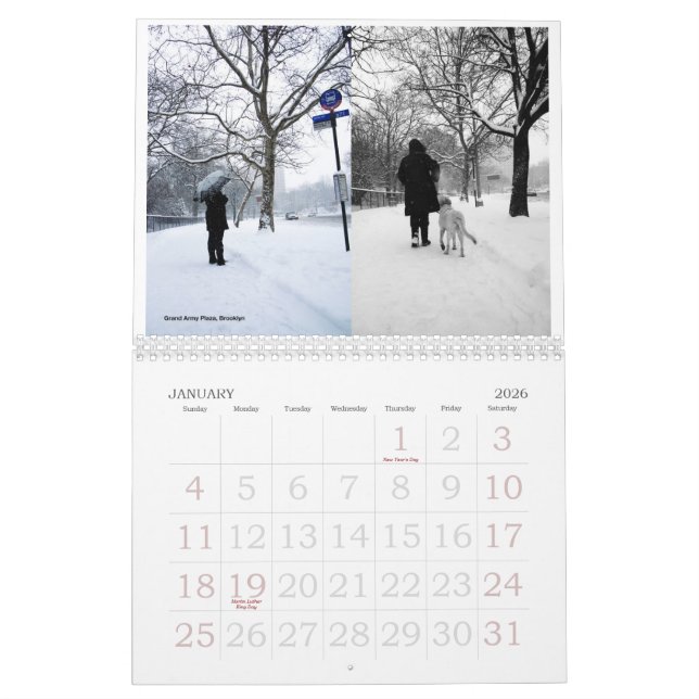 New York City by Donny Tsang Calendar (Jan 2026)