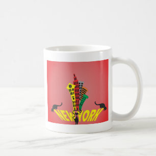 New York city cat Coffee Mug