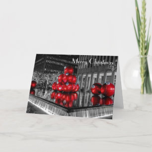New York City Christmas Photo @ Rockefeller Centre Holiday Card