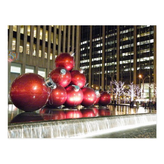 New York City Christmas Postcard