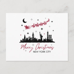 New York City Christmas Trip, Merry Christmas New Enclosure Card