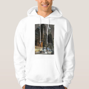 New York City Chrysler Building Night Skyline Urba Hoodie