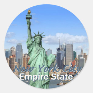New York City Classic Round Sticker