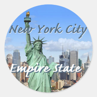 New York City Classic Round Sticker