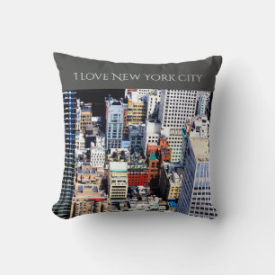 New York City colourful modern decoration Throw Pillow