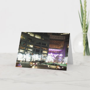 New York City Columbus Circle Christmas NYC Photo Holiday Card