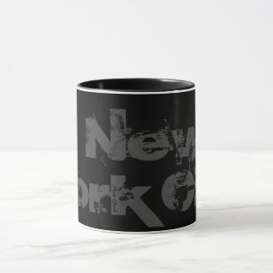 New York City - Cool Black And Grey Style Mug