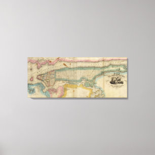 New York City & County Canvas Print
