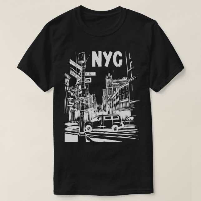 New York City Creative  T-Shirt (Design Front)