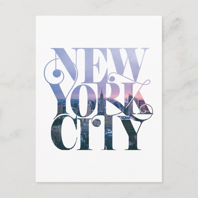 New York City design Postcard (Front)