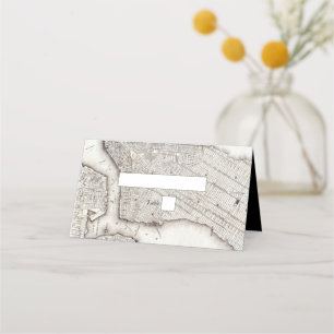 New York City Destination NYC Wedding Place Card