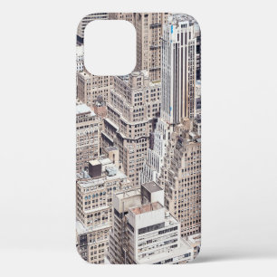 New York City diverse architecture, colour toned a iPhone 12 Case