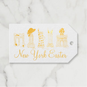 New York City Easter NYC Landmarks Architecture Gift Tags