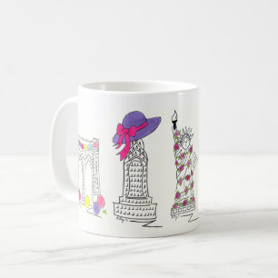 New York City Easter Parade NYC Landmarks Mug