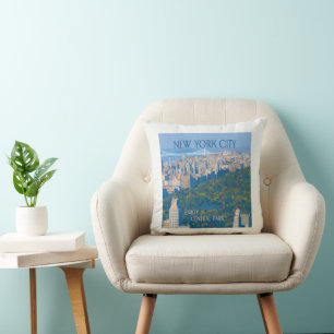 New York City   Enjoy Central Park Throw Pillow