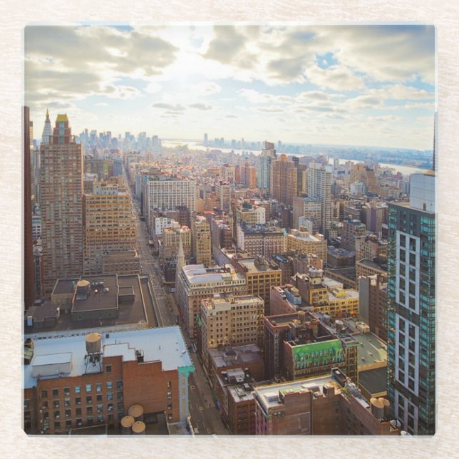New York City Glass Coaster (Front)