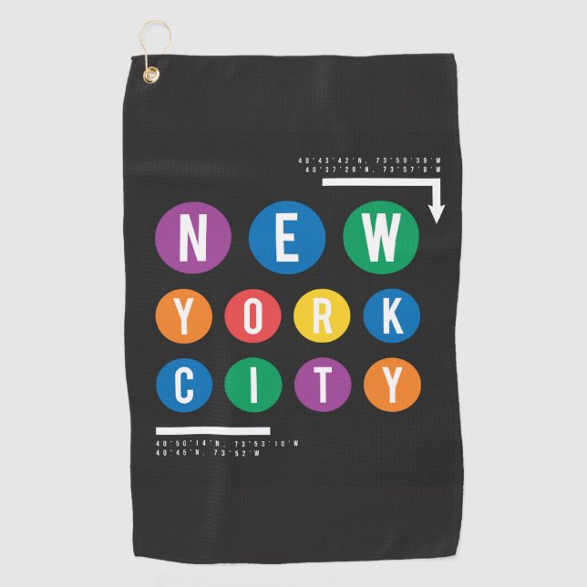 New York City Golf Towel (Front)