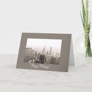 New York City Happy Holidays Holiday Card