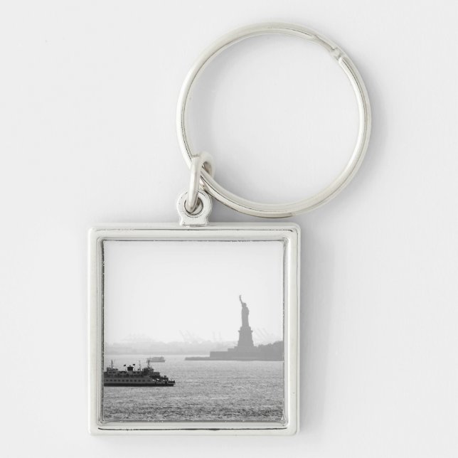 New York City Harbour - Statue of Liberty Keychain (Front)