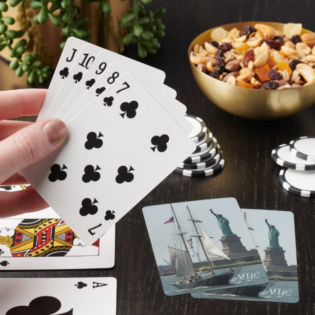 New York City Harbour Statue of Liberty Playing Cards (In Situ)