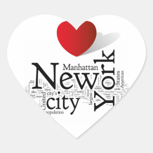 New York City Heart Sticker