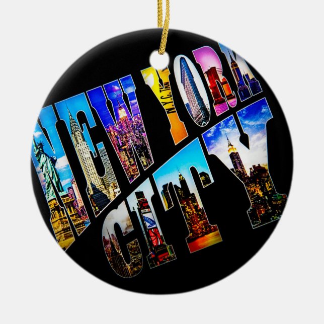 New York City Holiday Ornament (Front)
