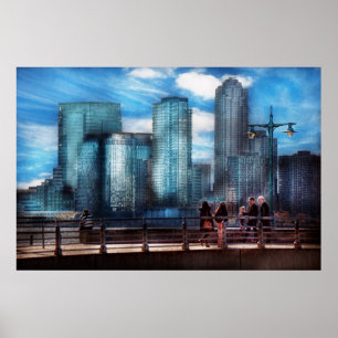 New York - City - Hudson River Park - Downtown Poster