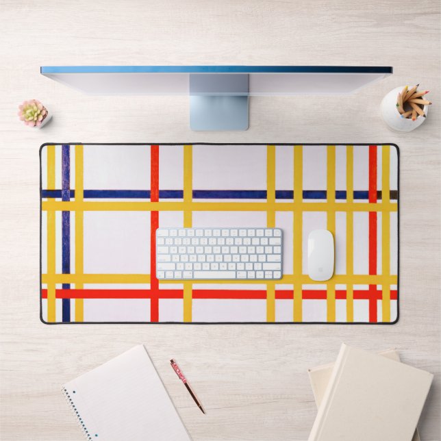 New York City I | Piet Mondrian | Desk Mat (Office 1)