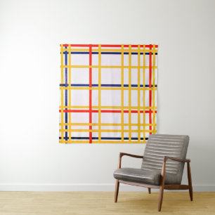 New York City I   Piet Mondrian   Tapestry