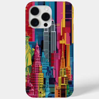 New York City in Kobra’s Vibrant Style iPhone Case