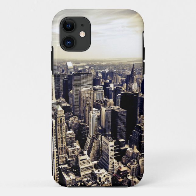 New York City Infinite Skyline Case-Mate iPhone Case (Back)