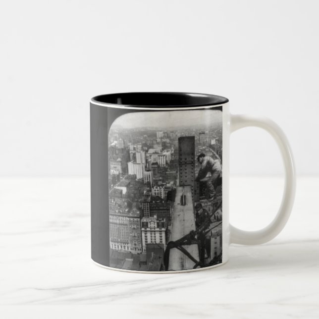 New York City Iron Workers Two-Tone Coffee Mug (Right)