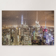 New York City Lights Jigsaw Puzzle