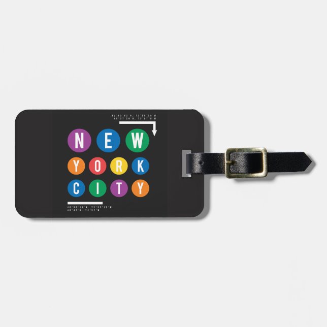 New York City Luggage Tag (Front Horizontal)