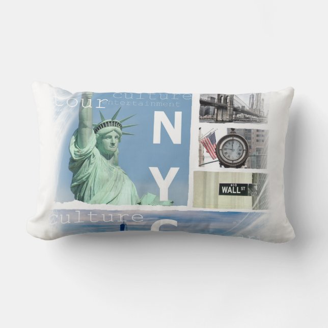 New York City Lumbar Pillow (Front)